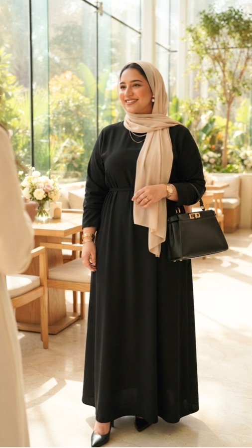 فستان بحزام