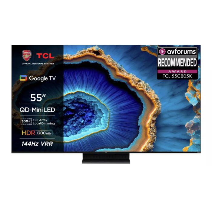 TCL 55 Inch 55C805K Mini-LED 4K Ultra HD HDR Smart TV