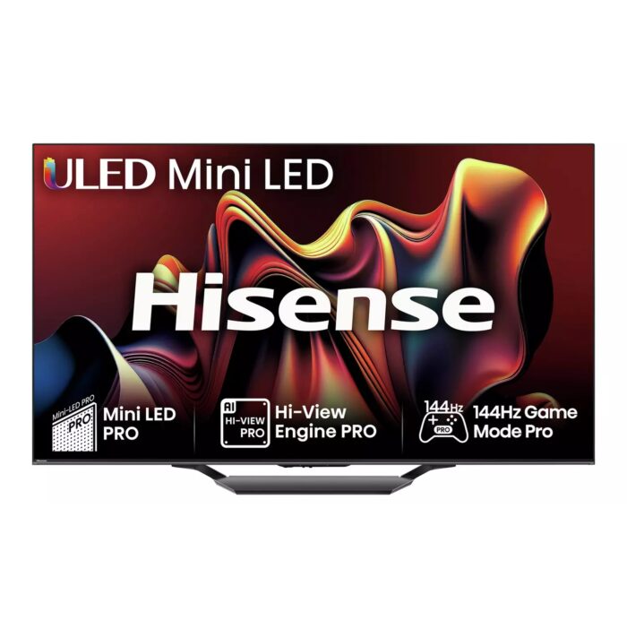 Hisense 75 In 75U7NQTUK Smart 4K UHD HDR Mini LED Freely TV