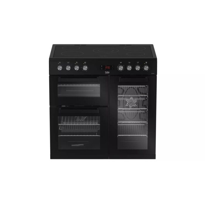 Beko KDVC90K 90cm Electric Range Cooker - Black