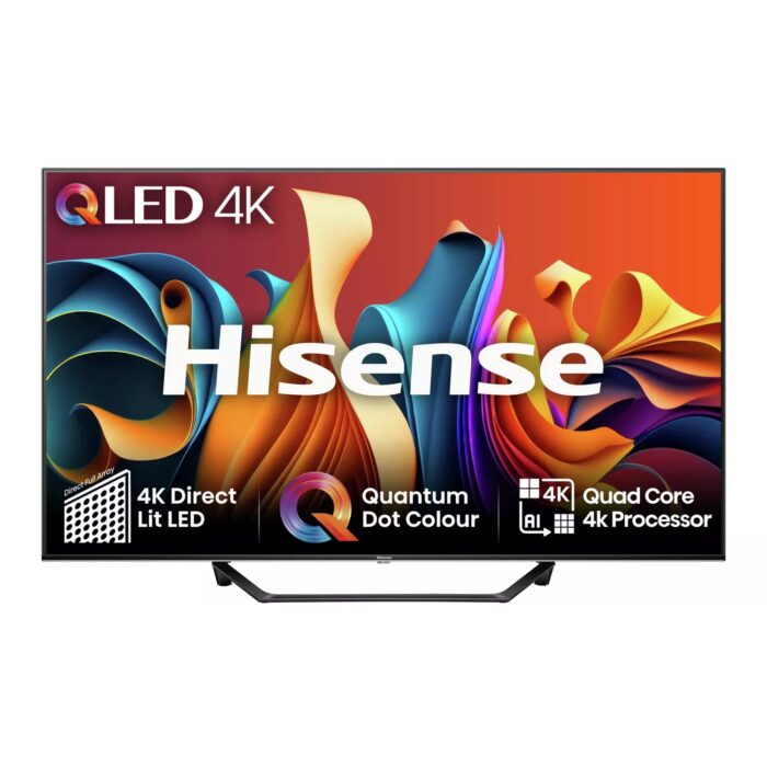 Hisense 65 Inch 65A7NQTUK Smart 4K UHD HRD QLED Freely TV