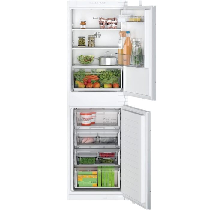 Bosch KIN85NSF0G Integrated Fridge Freezer - White