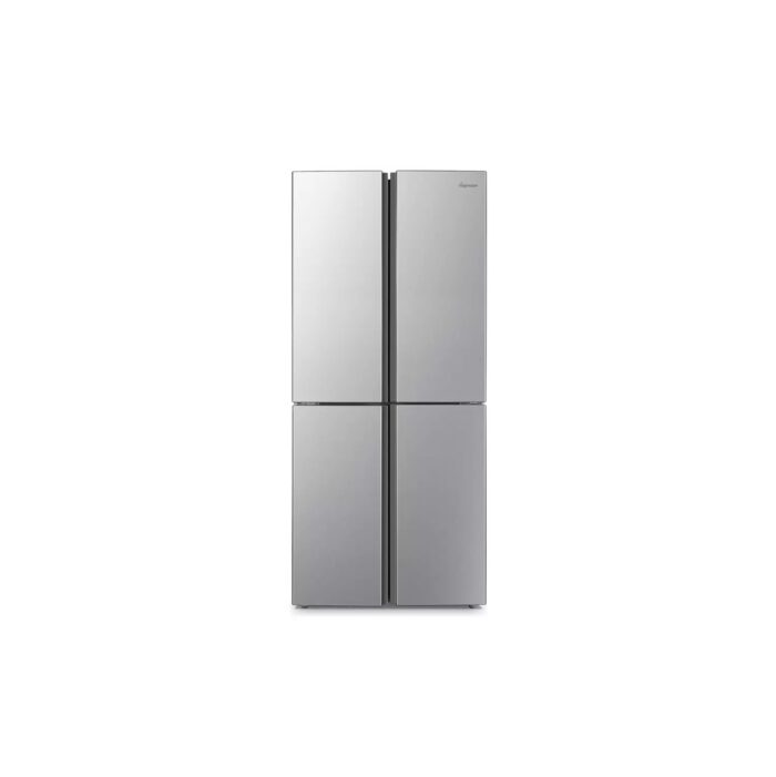 Fridgemaster MQ79394ES American Fridge Freezer - Silver