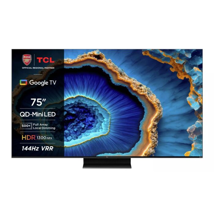 TCL 75 Inch 75C805K Mini-LED 4K Ultra HD HDR Smart TV