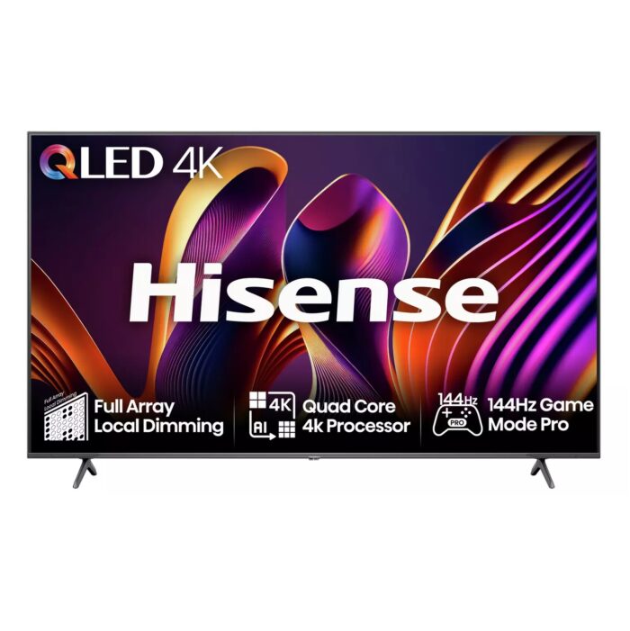 Hisense 75Inch 75E7KQTUK PRO Smart 4K HDR QLED Freeview TV